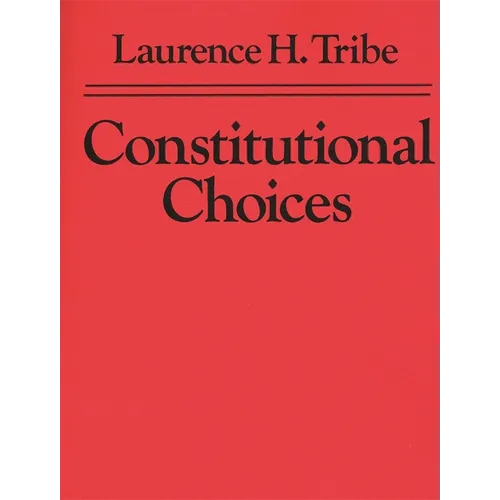 Constitutional Choices - Paperback