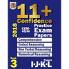 11+ Confidence: CEM-style Practice Exam Papers Book 3: Comprehension, Verbal Reasoning, Non-verbal Reasoning, Numerical Reasoning, and - Paperback