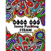 Swear Word Adult Coloring Book: Blow Off Some Fuc*ing Steam 40 Stress Relieving Sweary Designs: Release Your Anger With The Best Swear Word Relief Boo - Paperback