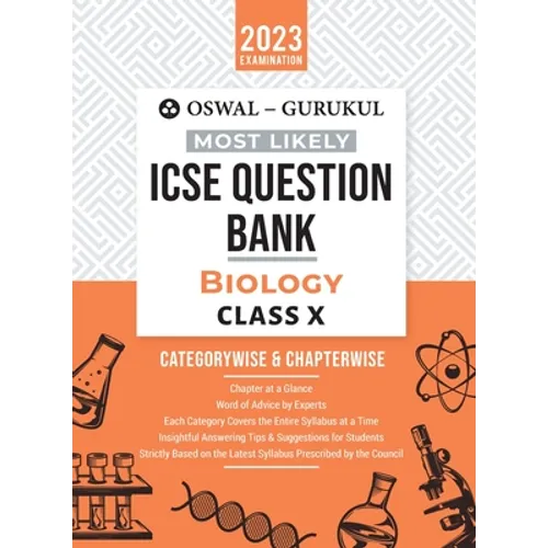 Oswal - Gurukul Biology Most Likely Question Bank: ICSE Class 10 For 2023 Exam - Paperback