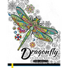 Dragonfly Coloring Books for Adults: Magical Wonderful Dragonflies in The flower garden - Paperback
