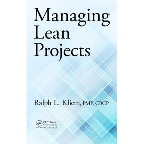Managing Lean Projects - Hardcover