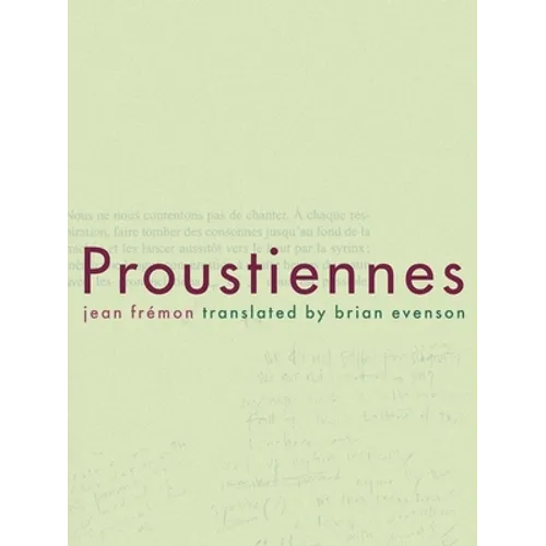 Proustiennes - Paperback