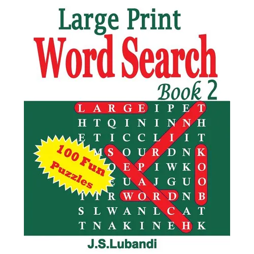 Large Print Word Search Book 2 - Paperback