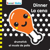 Sweet Baby: Dinner/La Cena: A High Contrast Introduction to Mealtime - Board Book