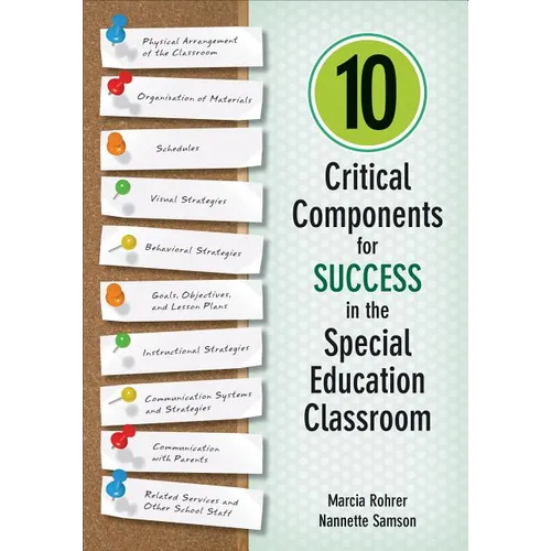 10 Critical Components for Success in the Special Education Classroom - Paperback
