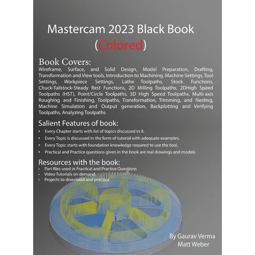Mastercam 2023 Black Book: 3rd Edition - Hardcover