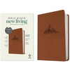 NLT Giant Print Premium Value Bible, Filament Enabled (Leatherlike, British Tan Mountain) - Imitation Leather