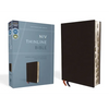 NIV, Thinline Bible, Bonded Leather, Black, Indexed, Red Letter Edition - Bonded Leather