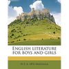 English literature for boys and girls - Paperback