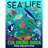 Sea Life Coloring Book Easy Big Pictures: Fun Art To Colour For Young Children, Toddlers, Kindergarten Age (Preschool Fun) - Paperback