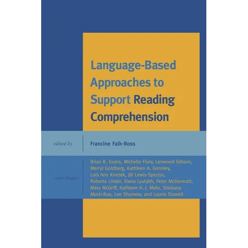 Language-Based Approaches to Support Reading Comprehension - Paperback