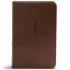 CSB Compact Bible, Value Edition, Brown Leathertouch - Imitation Leather