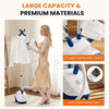 1500W Garment Steamer Standing Clothes Steamer 1.8L Tank 60Min Continuous Steam