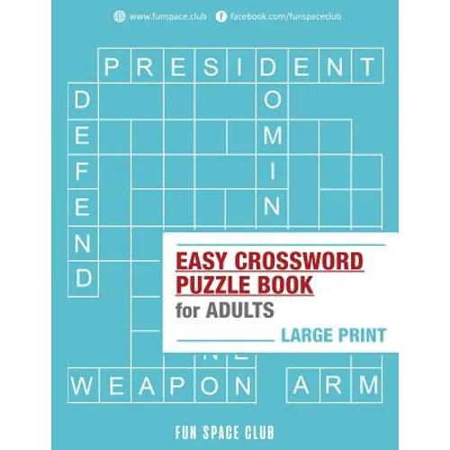 Easy Crossword Puzzle Books for Adults Large Print: Crossword Easy Puzzle Books - Paperback