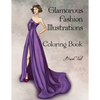 Glamorous Fashion Illustrations Coloring Book - Paperback
