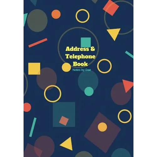 Address and Telephone Book: Softcover 7" x 10" Address and Telephone Book - Paperback