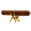 Cigar shelf pure copper gold-plated folding shelf portable cigarette holder simple
