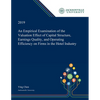 An Empirical Examination of the Valuation Effect of Capital Structure, Earnings Quality, and Operating Efficiency on Firms in the Hotel Industry - Paperback