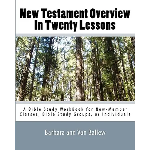 New Testament Overview In Twenty Lessons: A Bible Study Workbook For New-Member Classes, Bible Study Groups, Or Individuals - Paperback