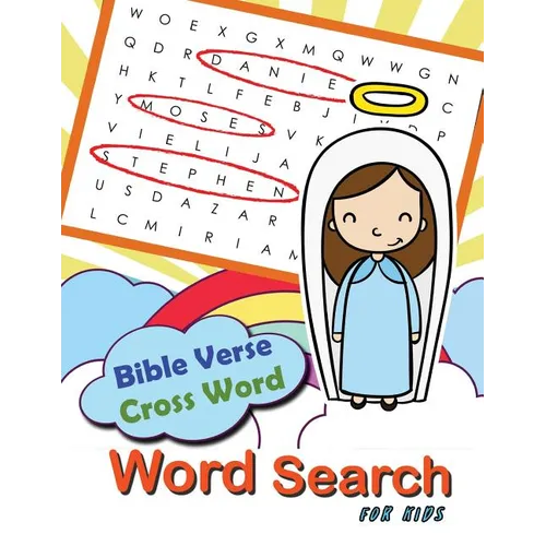 Bible Verse Cross word Word Search for Kids: Word Search & Cross Word Game for Bible Study for Kids Ages 6-8 - Paperback