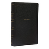 Nkjv, Reference Bible, Personal Size Large Print, Leathersoft, Black, Thumb Indexed, Red Letter Edition, Comfort Print: Holy Bible, New King James Ver - Imitation Leather