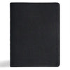 CSB Men of Character Bible, Revised and Updated, Black Genuine Leather - Leather
