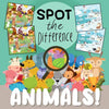 Spot The Difference - Animals!: A Fun Search and Solve Book for 3-6 Year Olds - Paperback