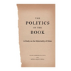 The Politics of the Book: A Study on the Materiality of Ideas - Paperback