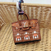 Small house bag mini window pendant headphone bag lipstick car key backpack backpack decoration