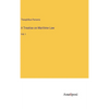A Treatise on Maritime Law: Vol. I - Hardcover