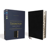 Niv, Thompson Chain-Reference Bible, Large Print, Bonded Leather, Black, Thumb Indexed, Red Letter, Comfort Print - Bonded Leather