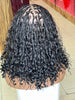Short boho braided wig