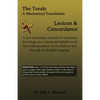 The Torah: A Mechanical Translation - Lexicon and Concordance - Paperback