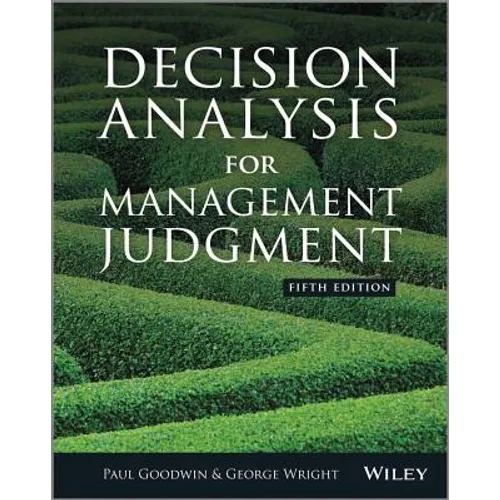 Decision Analysis for Management Judgment - Paperback