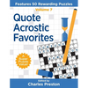 Quote Acrostic Favorites: Features 50 Rewarding Puzzles - Paperback