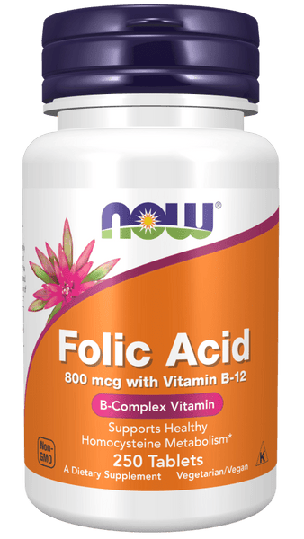 Folic Acid 800 mcg with Vitamin B-12 Tablets