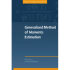Generalized Method of Moments Estimation - Paperback