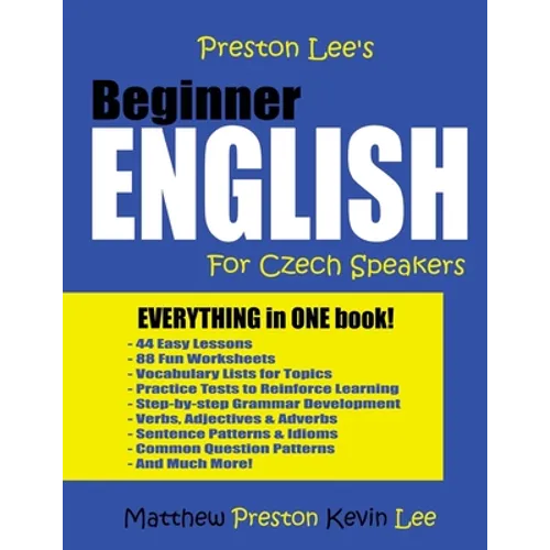 Preston Lee's Beginner English For Czech Speakers - Paperback