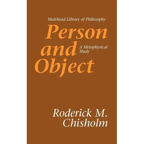 Person and Object: A Metaphysical Study - Paperback