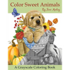 Color Sweet Animals: A Grayscale Coloring Book - Paperback