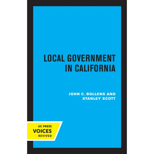 Local Government in California - Paperback