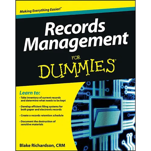 Records Management For Dummies - Paperback