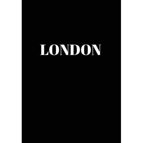 London: Hardcover Black Decorative Book for Decorating Shelves, Coffee Tables, Home Decor, Stylish World Fashion Cities Design - Hardcover