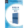 Nvi, Biblia Para Niños Revisión 2022, Leathersoft, Azul Celeste, Comfort Print - Leather