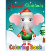 Animal Christmas Coloring Book: 50 Christmas Coloring Pages for Kids - Paperback