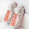 Cute Gingham Cotton Slippers