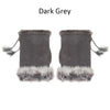 Fingerless Faux Rabbit Fur Gloves