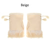 Fingerless Faux Rabbit Fur Gloves