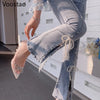 Kawaii Beaded Beauty High Waist Jeans